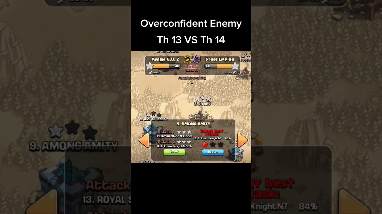 TH 13 VS TH 14 💆🏻 