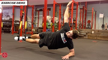 Side Plank with Rotation with Suspension Trainer | Exercise Demo