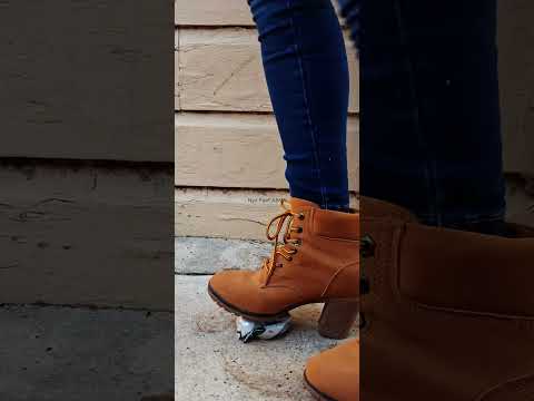 SODA CAN CRUSH 3🥤💥 | SATISFYING ASMR #shorts  #asmr #crushing#boots #satisfying #satisfyingsounds
