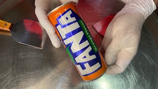 How make chilled FANTA to Ice Cream Rolls |ASMR| فانتا آئس کریم رولز