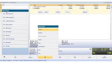 GINESYS Tutorials: How to operate The Bill button in GINESYS POS