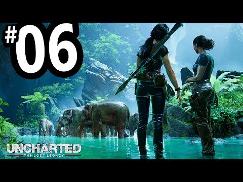 The Gatekeeper 4K ULTRA HD - UNCHARTED THE LOST LEGACY 100% Walkthrough Part 6 PS5