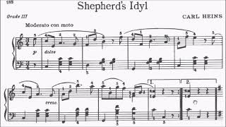 Children's Piano Pieces No.116 Heins Shepherd's Idyl Op.174 (P.188) Sheet Music