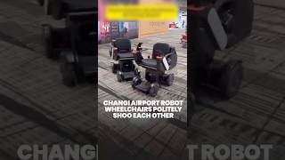 Changi Airport Robots Politely Wait For The Other To Move Out Of The Way