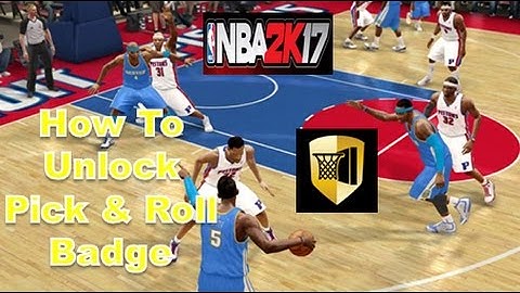 NBA 2K17 Pick & Roller Badge Tutorial