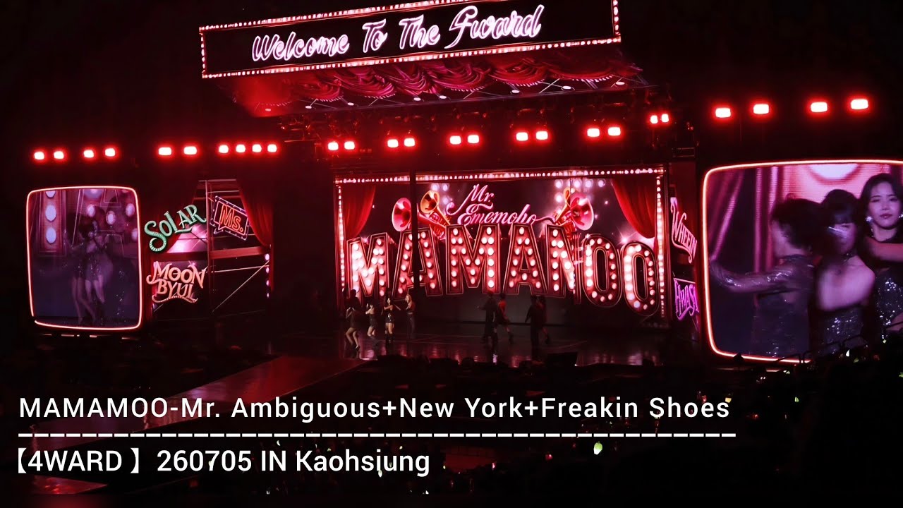 MAMAMOO(마마무)-Mr. Ambiguous+New York+Freakin Shoes【4WARD WORLD