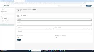 6 Register a device - IRIS Adeunis LoRaWAN gateway - LoRaWAN Network Server mode