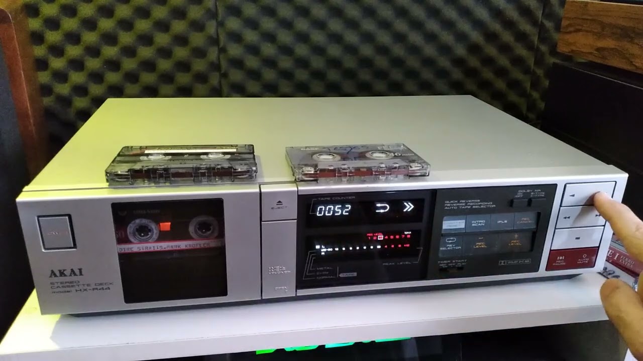 Tape Deck Akai HX-R44 (Vendido) - YouTube