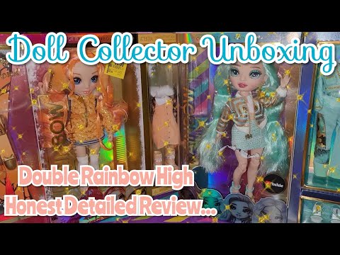 Adult Doll Collector 😃 #unboxing Daphne Minton &amp; Winter Break Poppy Rowan Rainbow High Review #dolls