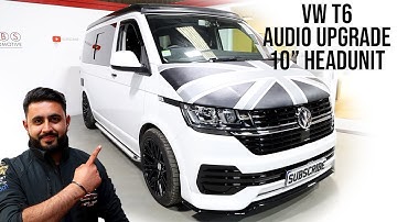 VW T6.1 Sound System - Sub UNDER Seat! | Speaker, Amp & HeadUnit Upgraded