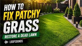How To Fix Patchy Grass &amp; Restore a Dead Lawn (Full Lawn Makeover)