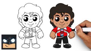 how draw michael jackson