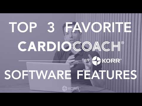 CardioCoach PRO Software Features: Dr. Marcs Top 3