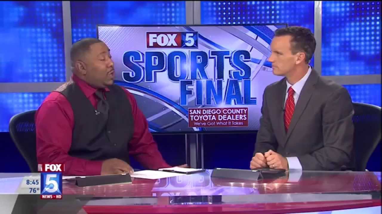 Montell Allen on Fox 5 Sports Final San Diego (Sept. 2015)