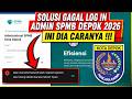 SOLUSI GAGAL LOG IN AKUN ADMIN SPMB KOTA DEPOK | TERBARU - SPMB KOTA DEPOK 2026