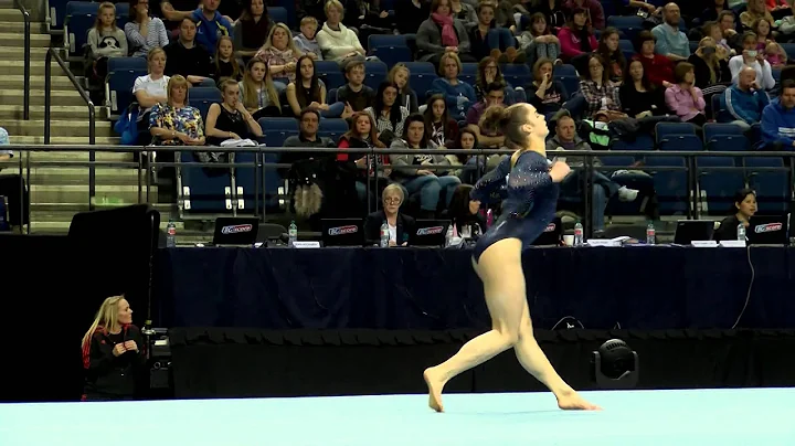 Catherine Lyons - Floor   2015 British Gymnastics ...