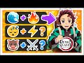 DEMON SLAYER EMOJI QUIZ 👹⚔️ Guess the character by emojis | Kimetsu no Yaiba/Demon Slayer quiz 💙