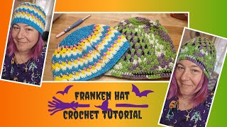 видео: Урок по вязанию крючком шляпы Франкен картинка: Урок по вязанию крючком шляпы Франкен