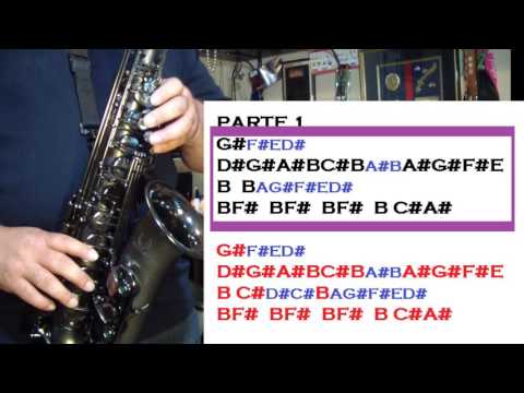 DESPACITO (LUIS FONSI) TUTORIALES PARA EL SAX ALTO - SANTIAGO PACHECO