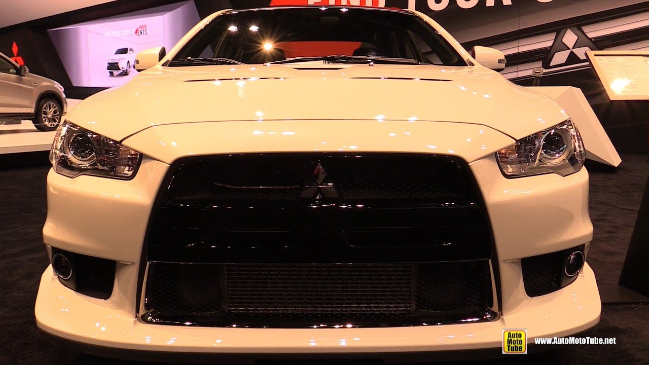 2015 Mitsubishi Lancer Evolution Final Edition Exterior Interior Walkaround 2016 Chicago Auto Show