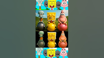 Sprunki Incredibox Squidward Vs SpongeBob Vs Patrick Playing With Hopper Ball #sprunki