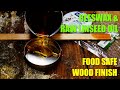 Simple DIY Food Safe Finish: Beeswax and Raw Linseed Oil