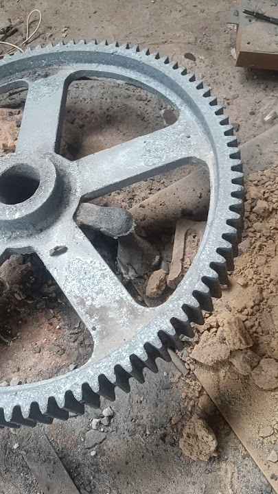 Wheel gear Casting process || Furnace || S.B Casting Industry