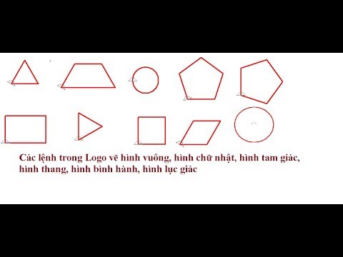 CÁC LỆNH TRONG LOGO VẼ HÌNH THANG, HÌNH BÌNH HÀNH, HÌNH TRÒN, HÌNH ...