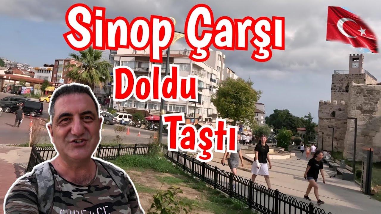 Sinop Çarşı ve Sahiller çok kalabalık / 29 Temmuz 2025 Sinop 