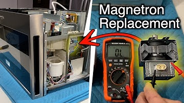 Microwave NOT Heating & LOUD Buzzing? Magnetron Replacement🤖