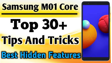Samsung M01 core Top 30+ Tips & Tricks || Best Hidden Feature in Samsung M01 core
