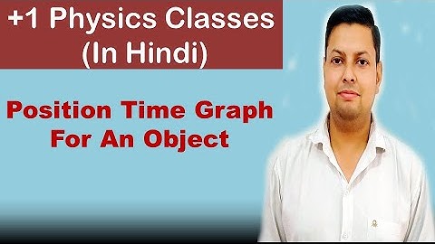 Position Time Graph For An Object (Hindi) | Class 11 | Physics