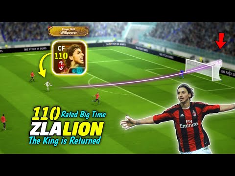 تقييم 110 لـ زلاتان إبراهيموفيتش صاحب اللمسة النهائية الرائعة وقوة الإرادة في لعبة EFootball 26