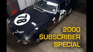 MGB FiA Racing Car Walk Around Summary of Race Modifications and Details 2000 Subscriber Special