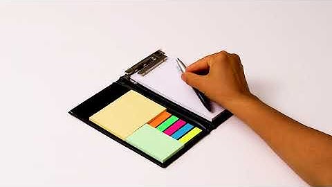 DALUCI Memo Note Pad | Memo Note Book with Sticky Notes & Clip Holder in Diary Style | Acutastore