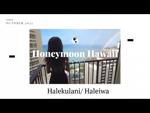 【Hawaii Honeymoon】Vlog Day5 | 別格ホテルのハレクラニ&ハレイワドライブ♪