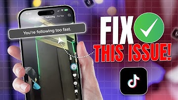 How to Fix “You Are Following Too Fast” Error on iPhone | TikTok Follow Limit Error Fix