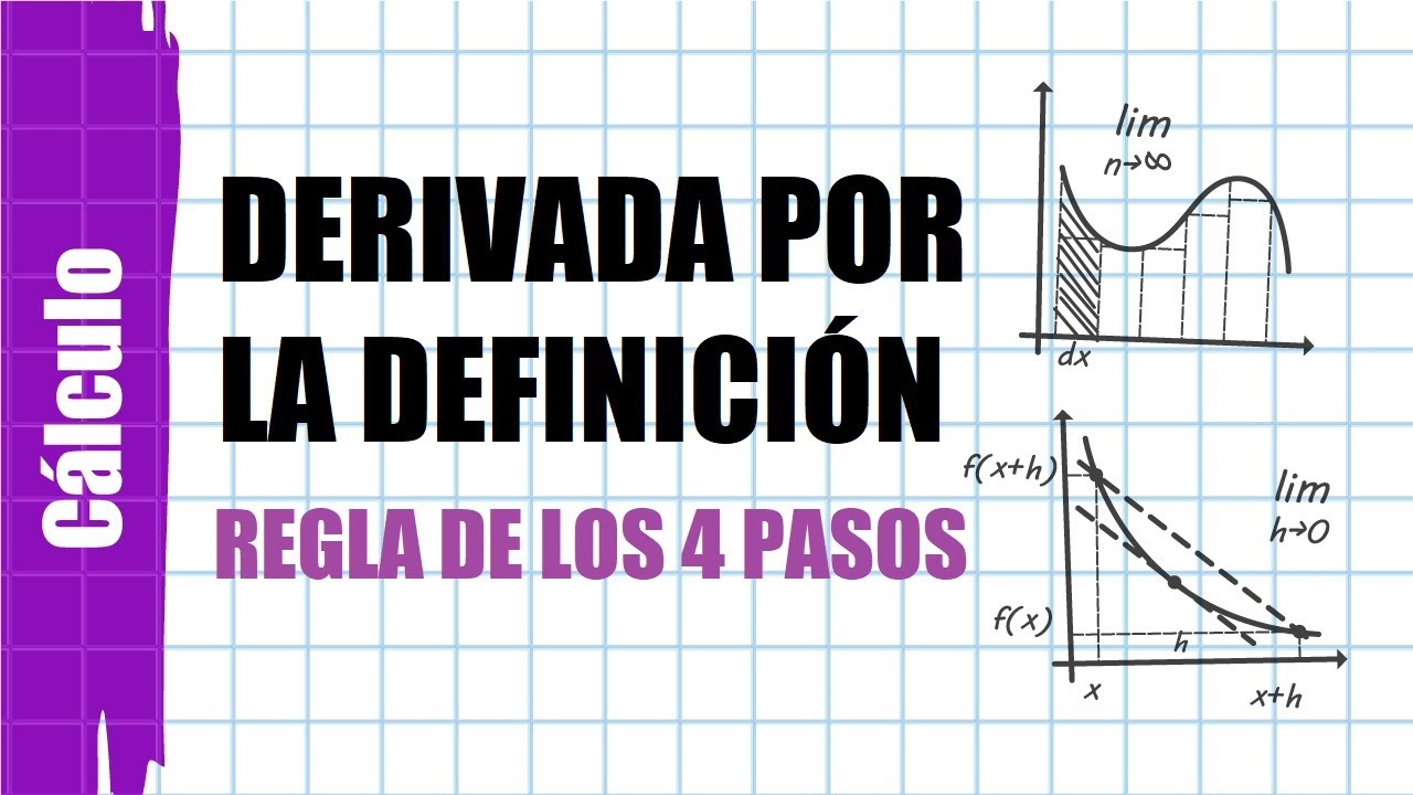 Derivada de funciones por la Definición ( Regla de los 4 pasos) - YouTube