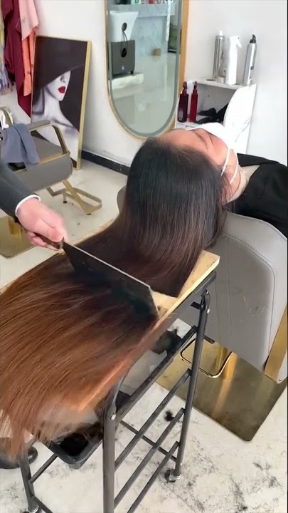 Super🔥 Girl Hair Cutting with knife | Famous barber 👦 | PHD Hair | #shorts #haircutting #phd_hair