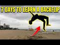 I learned a backflip in 7 days