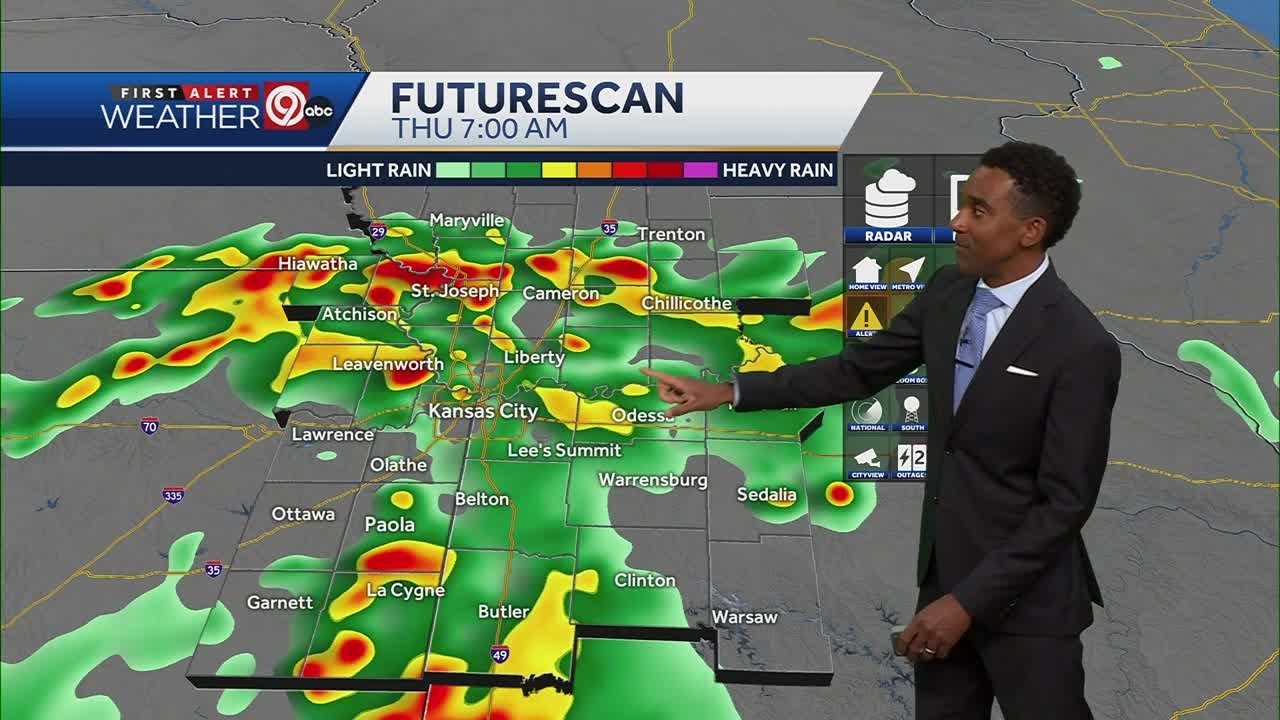 Kansas City weather: More rain and storms during the overnight hours