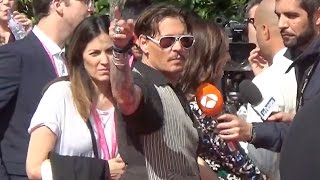 johnny depp disneyland paris 14 may 2017 mai premiere pirates of the caribbean