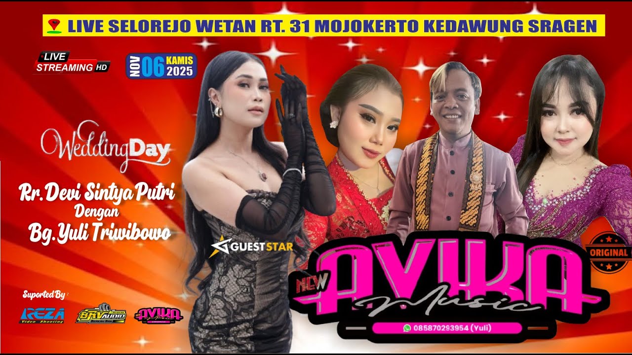 LIVE CAMPURSARI NEW AVIKA ORIGINAL - WEDDING DEVI & YULI - BRV SOUND SYSTEM - REZA PRODUCTION