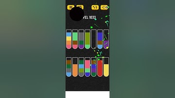 water sort puzzle (level 1033)
