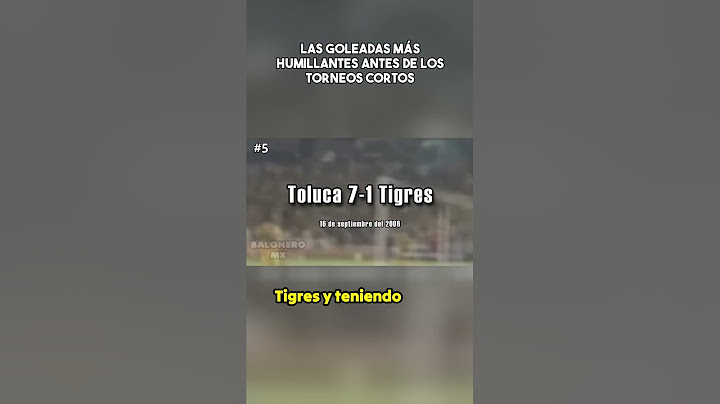 Las goleadas más humillantes antes de los torneos cortos #ligamx #futbol #mexico #goleada