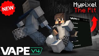 CHEATING ON HYPIXEL THE PIT WITH NEW* VAPE V4 (Config Release)
