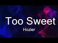 Hozier  too sweet lyrics   music laylani