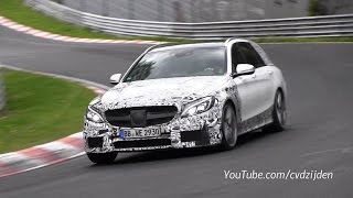 2015 Mercedes-AMG C63S Estate Testing on the Nurburgring!