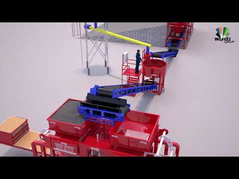 ნახევრად ავტომატური ქვაფენილის დანადგარი