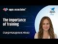 Training: How to Ensure Your Transformation Sticks - Change Management